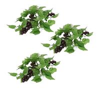 Wzxksoac 6X Vid Uvas de Frutas Artificiales para la Decoracion del Jardin de Su Casa