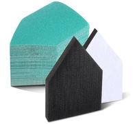 Wzxksoac 80 Lijas para Detalles y 2 Almohadillas de Interfaz de Lijado Compatibles con Lijadoras M-12, Grano 80, 120, 150, 180 y 240.