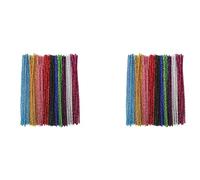 Wzxksoac 800Piezas Limpiadores de Pipas 10 Colores Surtidos Tallos de Chenilla Suministros para Manualidades Limpiadores de Pipas