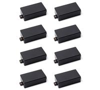Wzxksoac 8X Plastic Cubierta de Sellada Humbucker en Forma de Partes de Guitarra SQ Pickup (Negro)