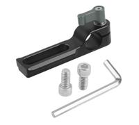 Wzxksoac Abrazadera de Riel de Varilla de 15 mm para Montaje en Jaula de Cámara con Empuñadura Superior y Placa de Queso, Soporte de Riel de 15 Mm, Enfoque de Seguimiento B
