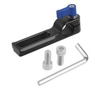 Wzxksoac Abrazadera de Riel de Varilla de 15 mm para Montaje en Jaula de Cámara con Empuñadura Superior y Placa de Queso, Soporte de Riel de 15 Mm, Enfoque de Seguimiento D