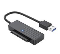 Wzxksoac Adaptador A USB, Cable Convertidor de Transferencia SSD USB 3.0 A III de 2,5 Pulgadas, Compatible con Lector de Disco Duro Externo.