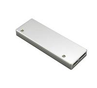 Wzxksoac Adaptador de Carcasa SSD Oculink OCuSSD PCI-e 4.0 X4 de 64 Gbps, Carcasa Externa SSD PCIe 4.0 X4 A NVME M.2 M Key.