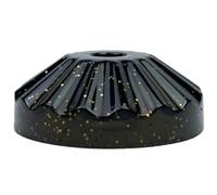 Wzxksoac Adaptador de LP45 RPM, Base de ConversióN de Audio para Tocadiscos, FonóGrafo y GramóFono de Vinilo EP de 7 Pulgadas, Color Negro.