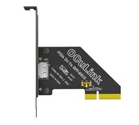 Wzxksoac Adaptador de Tarjeta de Expansión PCI-e 4 X 4.0 A Oculink SFF-8611/8612 con Soporte de Perfil