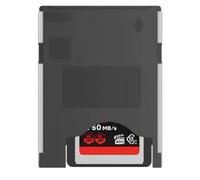Wzxksoac Adaptador de Tarjeta de Memoria CFexpress Tipo A A Tipo B (CFA A CFB) Compatible con la Expansión PCIe Raw de Cámara 8K