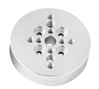 Wzxksoac Adaptador de Telescopio Astronómico para Placa Adaptadora AZGTI, Placa de Conversión para Ranura de de de Riel Estrecho ANGELEYES, Color Plateado.