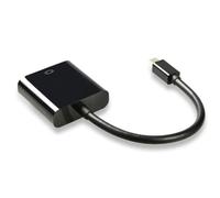 Wzxksoac Adaptador Mini DisplayPort DVI, Adaptador Activo de Doble Enlace, Alimentación USB hasta 2560x1600, Color Negro.