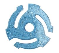 Wzxksoac Adaptador para LP45 RPM, Base de Conversión de Audio para Tocadiscos de Vinilo EP, Gramófono, Color Azul.