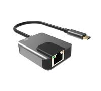 Wzxksoac Adaptador USB Tipo C con Conector de Audio de 3,5 Mm, Ethernet RJ45 de 1000 Mbps y Carga Rápida PD3.0 para Teléfonos Gaming.