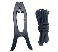 Wzxksoac Agarre de, Pinza de Cepillo para Kayak con Paracord de 5 M para Anclarlo A Flotador, Accesorio para Canoa, Pesca, Navegación y Kayak.