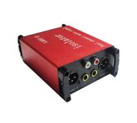 Wzxksoac Aislador de Audio XLR 6.35, Filtro de Común de Audio, Reducción de Ruido de Sonido Actual, Puerto de Caja DI