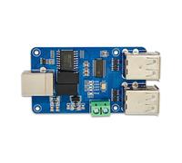 Wzxksoac Aislador USB de 4 Vías, 1500 V, Módulo ADUM3160, Placa de Protección de Acoplamiento, Compatible con USB 2.0.