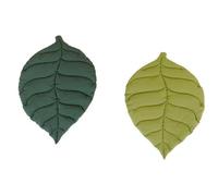 Wzxksoac Alfombra para Mascotas de Algodón Puro, Estera Gruesa para Mascotas, Casa para Perros con Forma Hoja, Estera para Jaula para Gatos, Regalo para Amantes de los Gatos, Estera Hojas