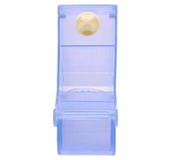 Wzxksoac Alimentador de Loros Tazón de Comida para Pájaros Contenedor de Comida para Loros Tazón de Alimentación de Estructura Simple Suministros para Pájaros Comedero para Pájaros B