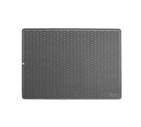 Wzxksoac Almohadilla Protectora de Silicona para Estufa, Cubierta Protectora para Horno, Almohadilla de Drenaje, Almohadilla Aislante de Silicona Fácil de Limpiar, Gris