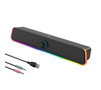 Wzxksoac Altavoz de Escritorio para Computadora, Altavoz con Micrófono de Alto Volumen y Cable, Subwoofer para Audio de Teléfono Móvil.