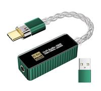Wzxksoac Amplificador de Auriculares, Adaptador de Auriculares USB C A 3,5 Mm, Amplificador Portátil, Cable de Audio Macho A Hembra de 3,5 Mm.