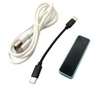 Wzxksoac Amplificador de Auriculares con Decodificador XMOS+ES9038Q2M y Pantalla OLED KS01 con Cable USB