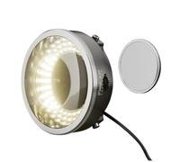 Wzxksoac Anillo de Luz Polarizado para Microscopio, Lámpara Ultrabrillante de 96 LED, Antideslumbrante, para Reparación de Teléfonos, Soldadura y Laboratorio.