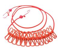 Wzxksoac B Cuerda RetráCtil para Tendedero de Ropa con 12 Clips, Tendedero PortáTil para Ropa, Tendedero para Acampar
