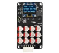 Wzxksoac Balanceador Activo de Baterías de Litio de 5,5 A, 4S, 12 V, Li-Ion/LifePO4/NCA, con Pantalla OLED y Balanceador de Condensadores.
