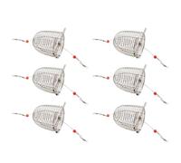 Wzxksoac Bandeja de Alimentación para Camarones, Cuenco para Camarones, Bandeja de Alimentación, Contenedor de Metal, Jaula para Cebo, Accesorios para Peceras, Alimento para Camarones