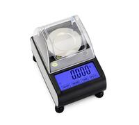Wzxksoac Báscula Digital de Miligramos de 0,001 G, Balanza de Laboratorio de Conteo de 50 G X 0,001 G