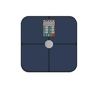 Wzxksoac Báscula Inteligente de Frecuencia Cardíaca ITO, Pantalla Grande, Báscula Inteligente Digital para Seguimiento de Grasa y Peso Corporal Completo para Baño, Mujeres y Hombres