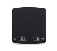 Wzxksoac BáSculas ElectróNicas para Café Verter Café BáScula ElectróNica para CaféS por con Temporizador 2Kg/0.1G BáScula de Cocina Inteligente LED
