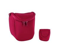 Wzxksoac Blanda Impermeable para CáMara, Blanda PortáTil para CáMaras De Un Solo Objetivo O De Espejo, Color Rojo