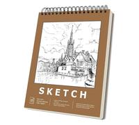 Wzxksoac Bloc de Bocetos con EncuadernacióN en Espiral Superior de 9 X 12 Pulgadas, 100 Hojas Cada Una, Bloc de Dibujo para Bocetos de Artista, CarbóN Sin áCido