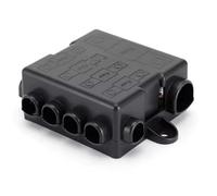 Wzxksoac Bloque de Caja de Fusibles de Distribución de Energía de Alta Resistencia para Portafusibles de 12-32 V para Reguladores de Voltaje Automáticos de Automóviles y Embarcaciones.