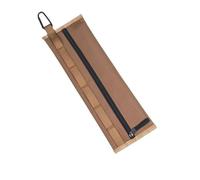Wzxksoac Bolsa de Almacenamiento de Accesorios para Acampar, Bolsillo Impermeable, Bolsa de Almacenamiento para Accesorios de Campamento, Resistente A Oxford, Marrón