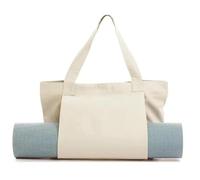 Wzxksoac Bolsa de Almacenamiento de Yoga con Bolsillo para Esterilla de Yoga, Adecuada para Gimnasio, Pilates, Fitness, Playa y Oficina.