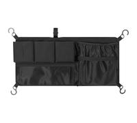 Wzxksoac Bolsa de Almacenamiento Lateral Plegable para Carrito de Playa con Bolsillos Laterales, Bolsa de Red para Accesorios de Carrito de Camping.