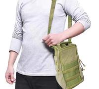 Wzxksoac Bolsa de Ciclismo Al Aire Libre Paquete de Almacenamiento TáCtico Bolso Bandolera de un Solo Hombro Paquete Frontal de Bicicleta de MontañA Bolsa de Equipo