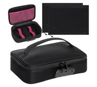 Wzxksoac Bolsa Discreta para Guardar Juguetes con Cerradura, Caja Organizadora con Cerradura y 2 Bolsas con Cordón.