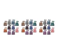 Wzxksoac Bolsas de Comestibles, Reutilizables, Plegables, Paquete de 30, Bolsa de Compras, 50 Libras, Antidesgarro Extragrande, Almacenamiento Lavable Una Máquina