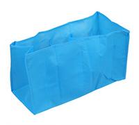 Wzxksoac Bolso de madre Bolso del panal de viaje para el almacenamiento de los braga panales ropa del (L, Azul)