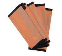 Wzxksoac Botas Antimoscas para Caballos, Reutilizables para Caballos, Botas Antimoscas, Botas Antimoscas para Caballos, Minimiza Fatiga Piernas y Reduce Las Pisadas, Color Naranja.