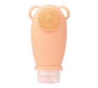 Wzxksoac Botella de Viaje de Silicona Recargable, Cepillo de Limpieza, de Champú Portátiles, Loción, Contenedor de Cosméticos F