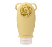 Wzxksoac Botella de Viaje de Silicona Recargable, Cepillo de Limpieza, de Champú Portátiles, Loción, Contenedor de Cosméticos D