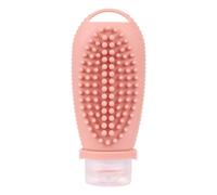 Wzxksoac Botella de Viaje de Silicona Recargable, Cepillo de Limpieza, de Champú Portátiles, Loción, Envases de Cosméticos D