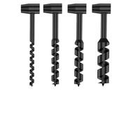 Wzxksoac Brocas para Exteriores, para Acampar, Perforadora Manual, Llave para Núcleo, Carpintería, Herramienta de Supervivencia, 10/16/19/25 mm