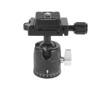 Wzxksoac Cabezal de Bola para Trípode de Cámara Profesional con Placa de Liberación Rápida de 1/4 Pulgadas y Rotación de 360 Grados para Cámaras DSLR.