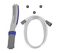 Wzxksoac Cabezal Ducha para Perros, Accesorio Ducha para Mascotas, Rociador Baño para Mascotas, Rociador Lavado para Perros para Interiores y Exteriores, Incluye Manguera Flexible 8 Pies
