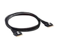 Wzxksoac Cable de Alta Velocidad para Servidor SFF-8654 Slim SAS una PCI-e Slimline SAS 4.0 SFF-8654 8I 74 Pines, Cable de Datos para Matriz de Discos de Servidor Host