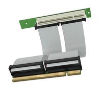 Wzxksoac Cable de Extensión PCI. Tarjeta Adaptadora de Conexión PCI de 32 bits. Cable de Extensión PCl de Alta Densidad para Chasis Pequeño de Servidor 1U/2U.
